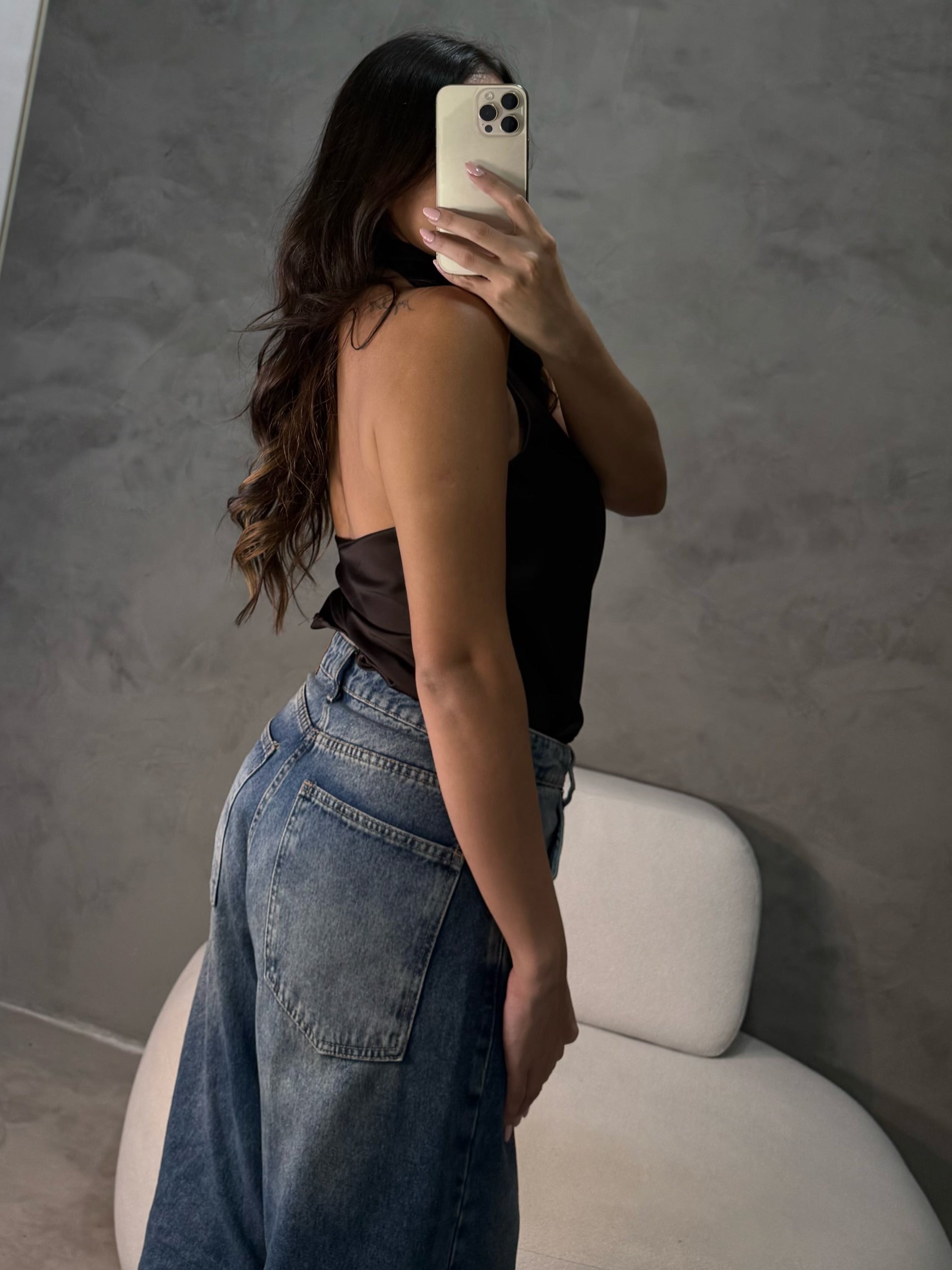 Blusa em Cetim Helena