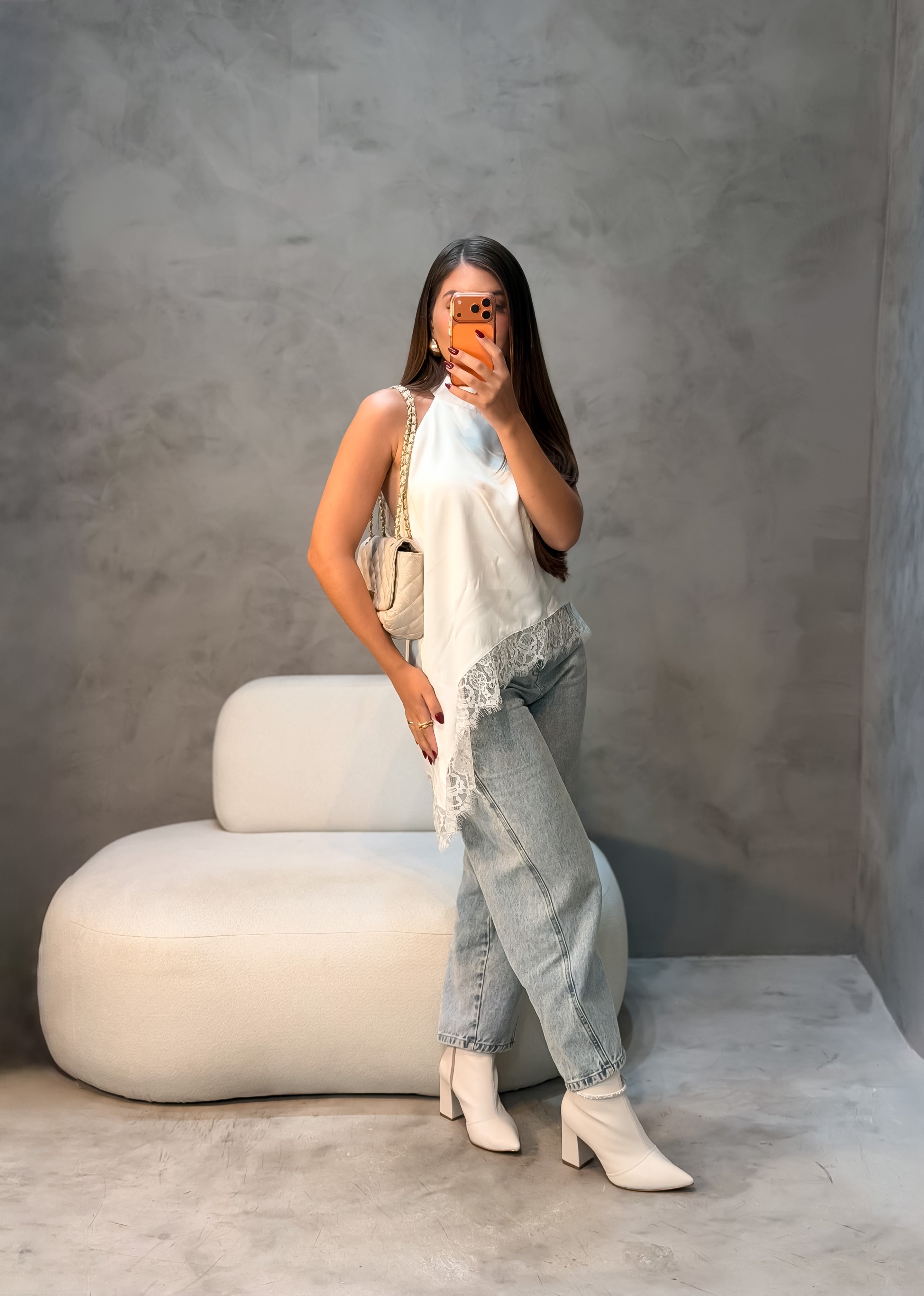 Blusa assimétrica Brenda