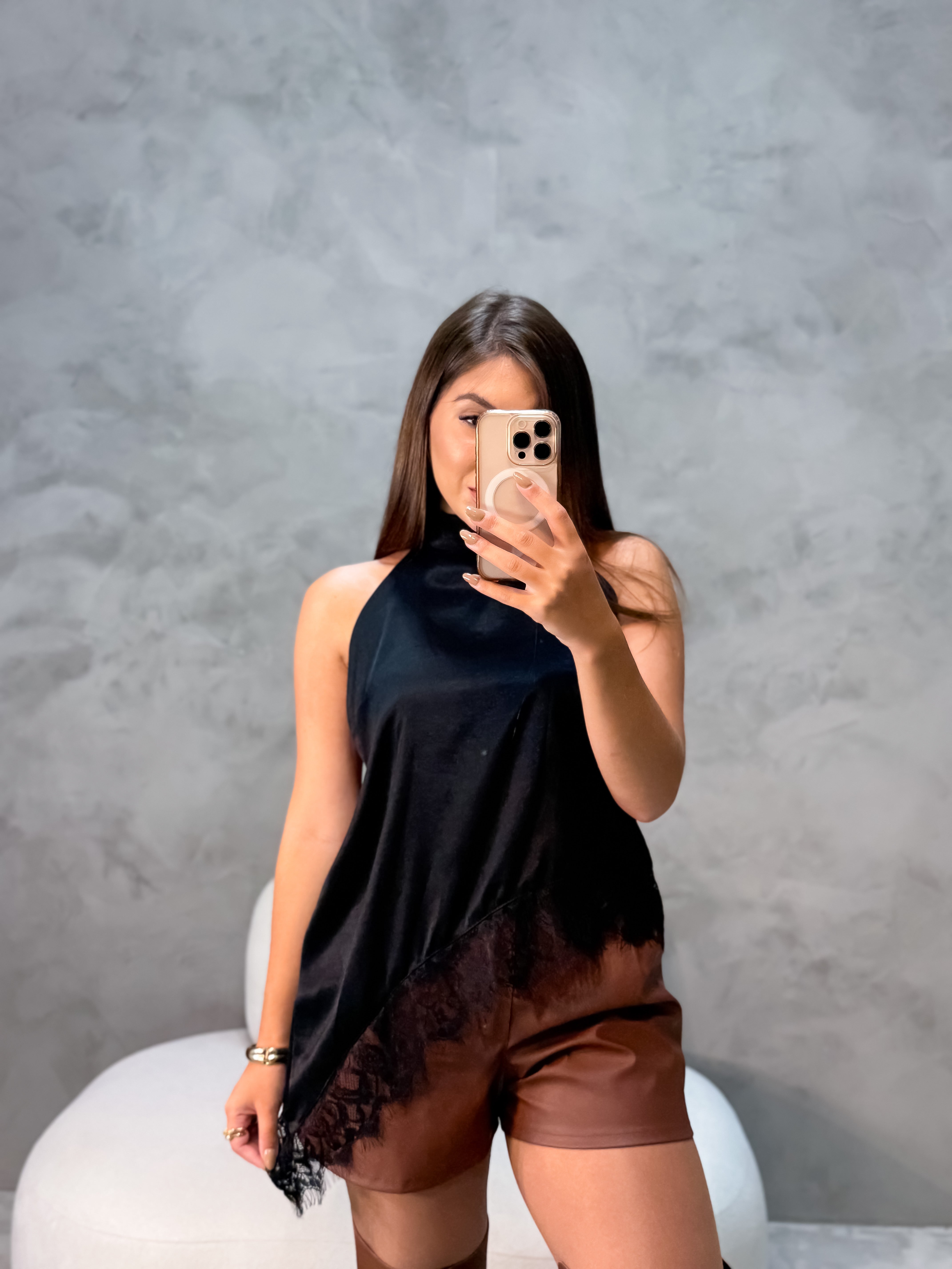 Blusa assimétrica Brenda