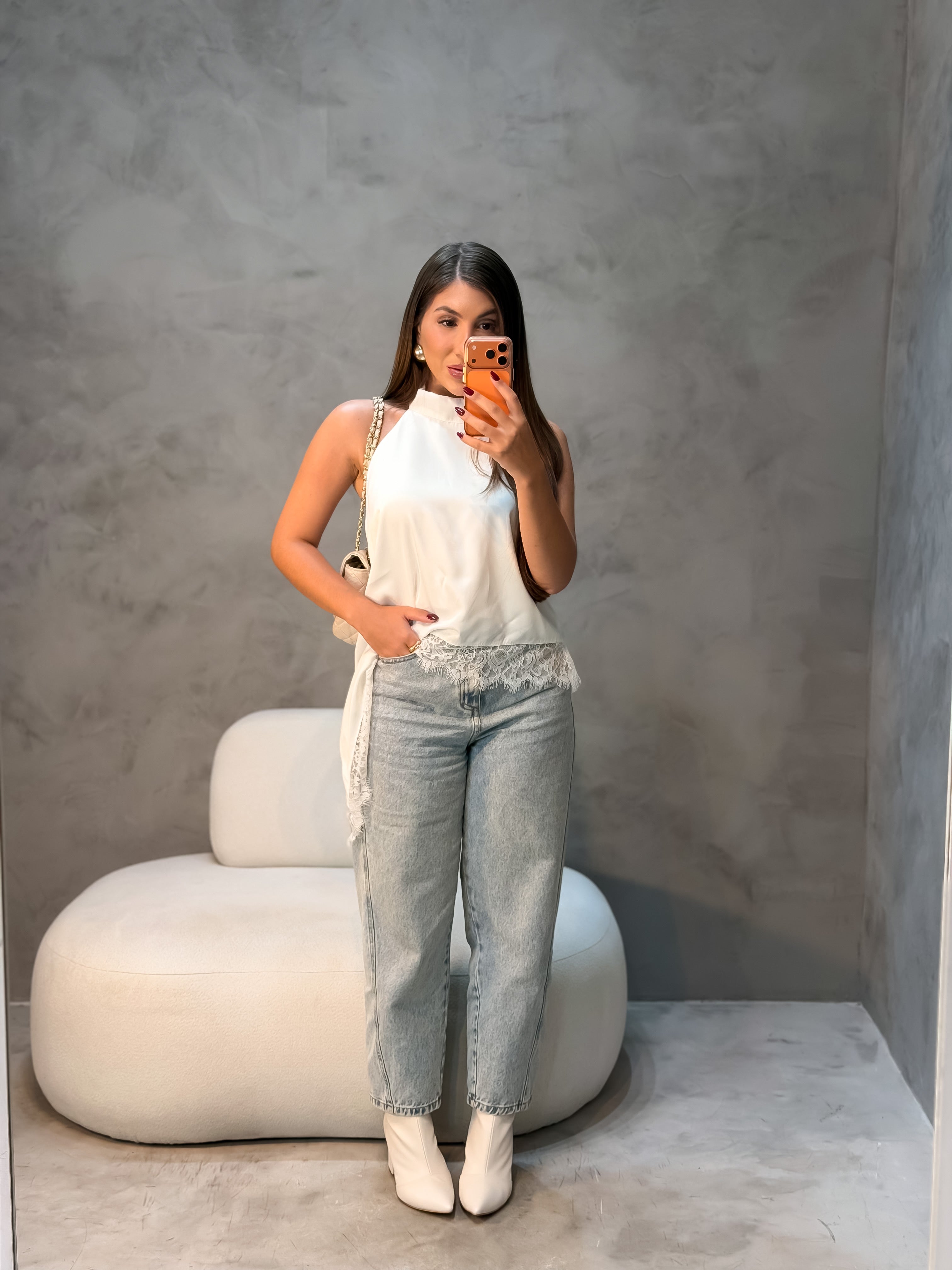Blusa assimétrica Brenda