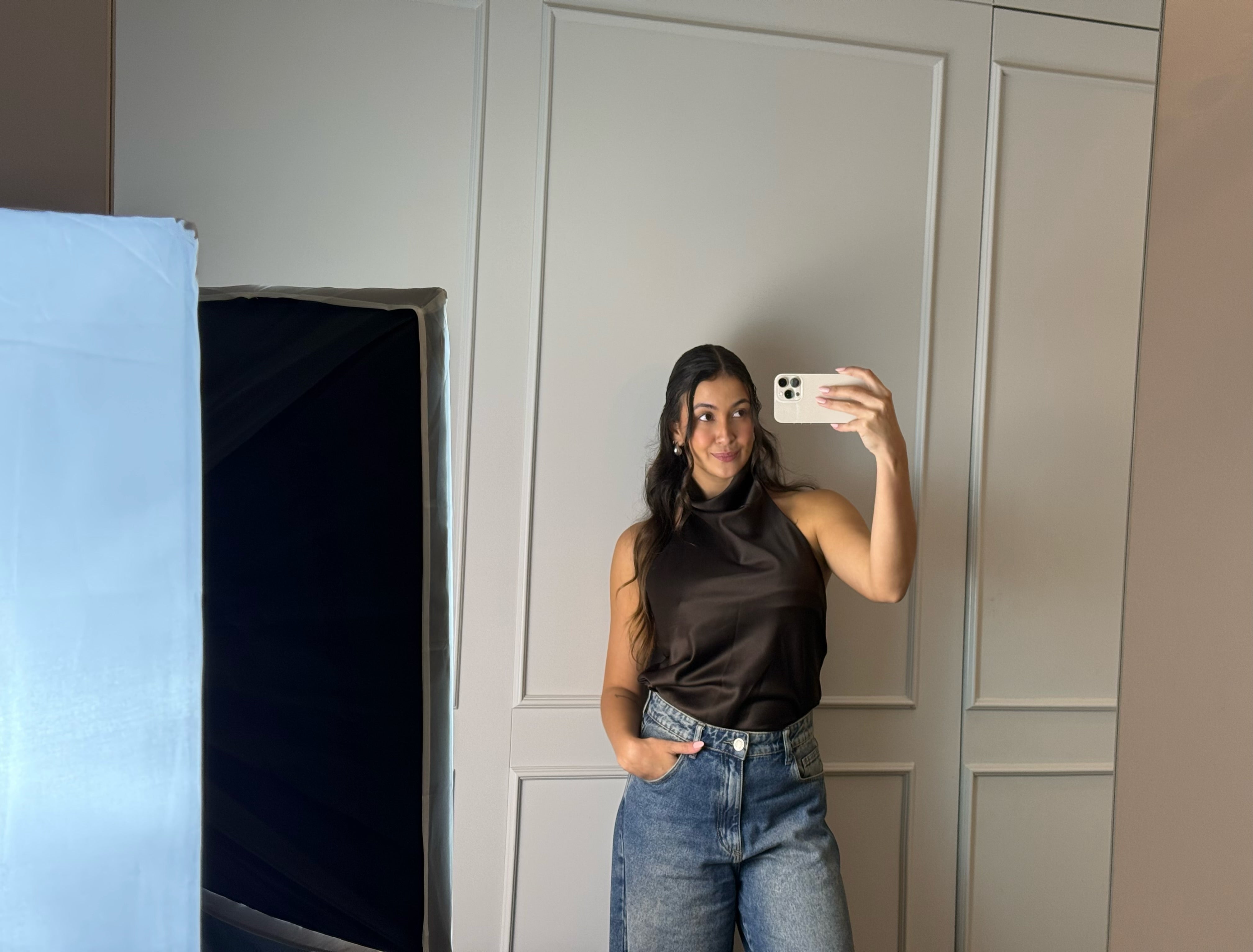 Blusa em Cetim Helena